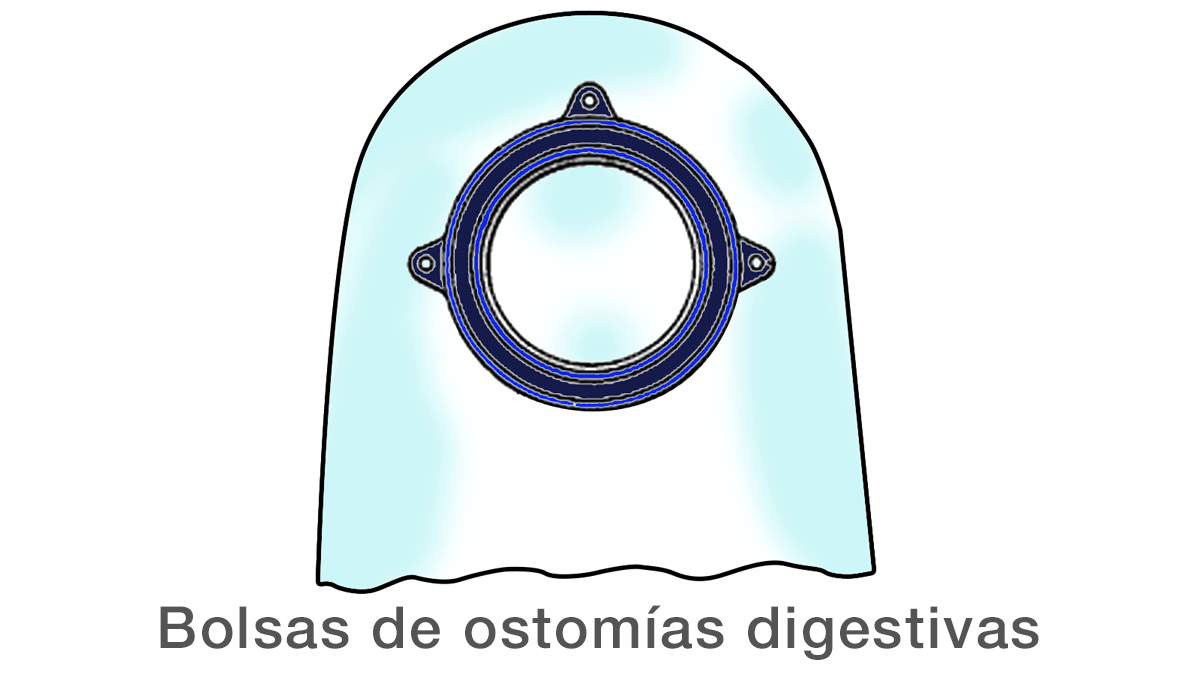 Bolsas de ostomías digestivas