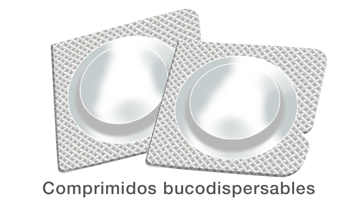 Comprimidos bucodispersables